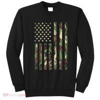 Desert Camo American Flag Military Tactical Camouflage Usa Sweatshirt thumb 0