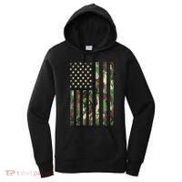 Desert Camo American Flag Military Tactical Camouflage Usa Women's Hoodie thumb 0