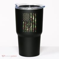 Desert Camo American Flag Military Tactical Camouflage Usa Tumbler thumb 0