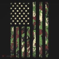 Desert Camo American Flag Military Tactical Camouflage Usa Mousepad thumb 1