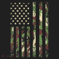 Desert Camo American Flag Military Tactical Camouflage Usa Golf Towel thumb 3