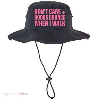 Dont Care Boobs Bounce When I Walk Quote Bucket Hat