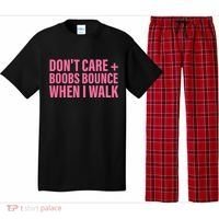 Dont Care Boobs Bounce When I Walk Quote Pajama Set thumb 0