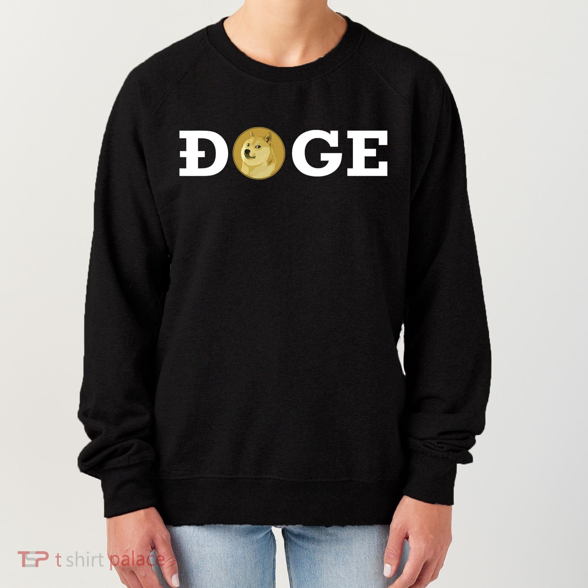 Dogecoin Cryptocurrency Blockchain Shiba Inu Doge Dogecoin Women's Sweatshirt