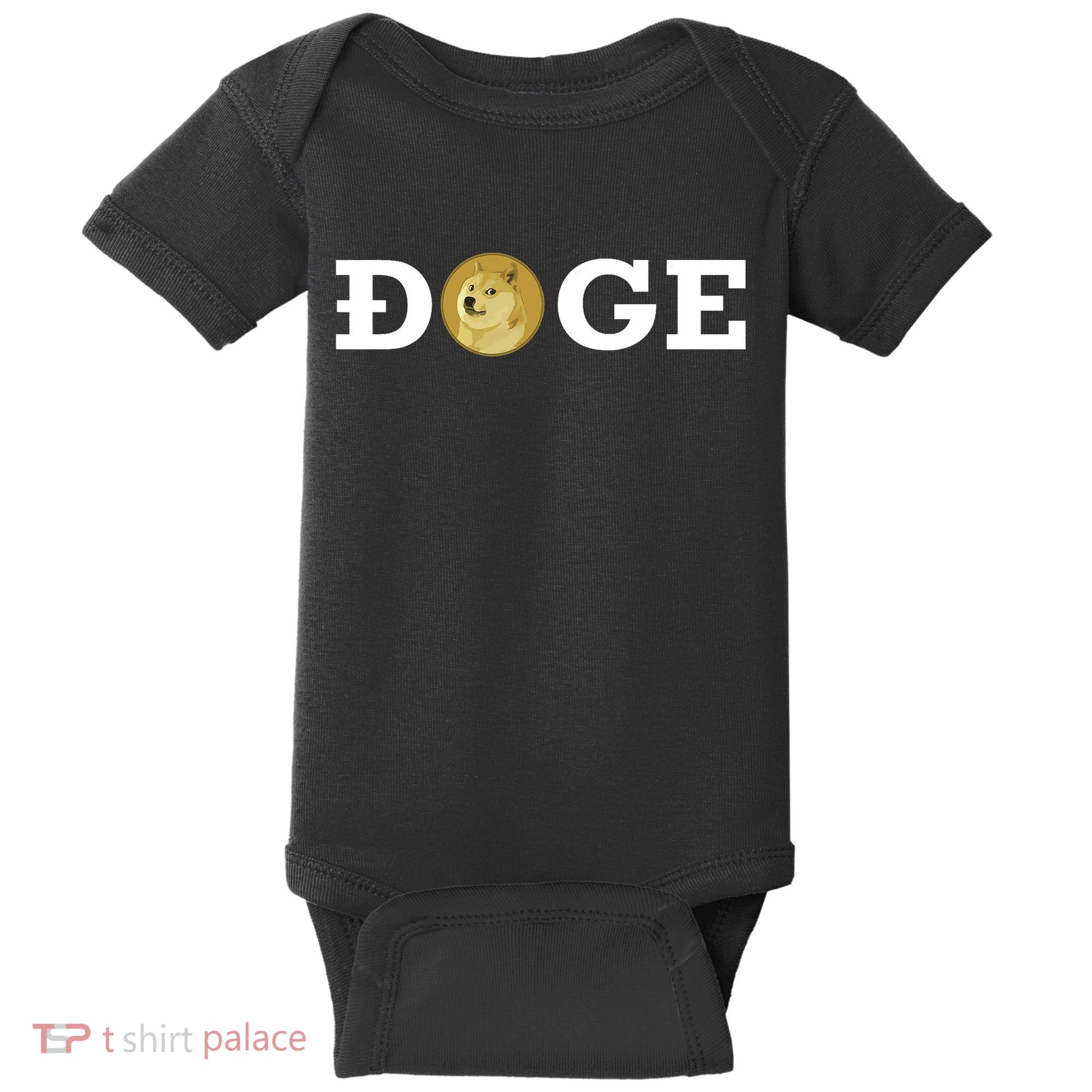 Dogecoin Cryptocurrency Blockchain Shiba Inu Doge Dogecoin Baby Bodysuit