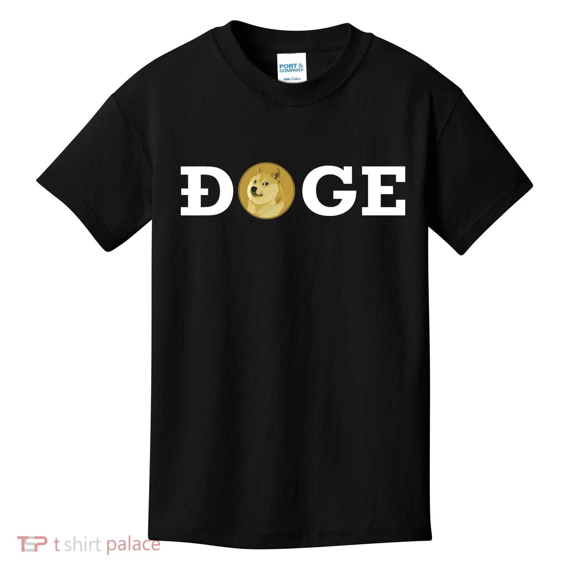 Dogecoin Cryptocurrency Blockchain Shiba Inu Doge Dogecoin Kids T-Shirt