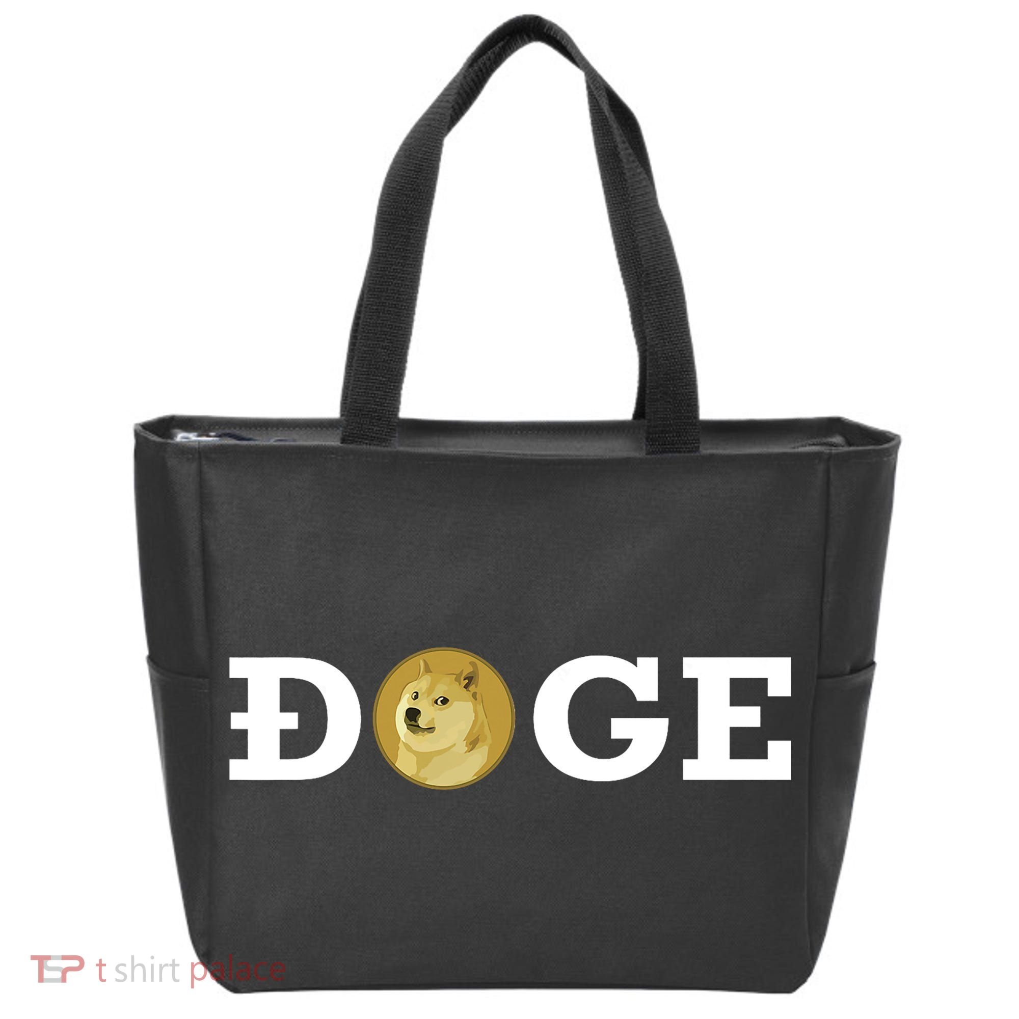 Dogecoin Cryptocurrency Blockchain Shiba Inu Doge Dogecoin Tote Bag