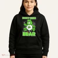 Dont Care Bear Smoking Weed Cannabis Marijuana 4 20 Stoner Gift 2 Hoodie thumb 5