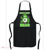 Dont Care Bear Smoking Weed Cannabis Marijuana 4 20 Stoner Gift 2 Apron thumb 0