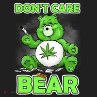 Dont Care Bear Smoking Weed Cannabis Marijuana 4 20 Stoner Gift 2 Beanie thumb 2