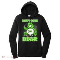 Dont Care Bear Smoking Weed Cannabis Marijuana 4 20 Stoner Gift 2 Women's Hoodie thumb 0