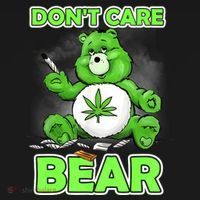 Dont Care Bear Smoking Weed Cannabis Marijuana 4 20 Stoner Gift 2 Women's Hoodie thumb 2