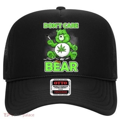 Dont Care Bear Smoking Weed Cannabis Marijuana 4 20 Stoner Gift 2 Hat