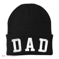 Dad Classic Bold Font FatherS Day Dad Beanie thumb 0