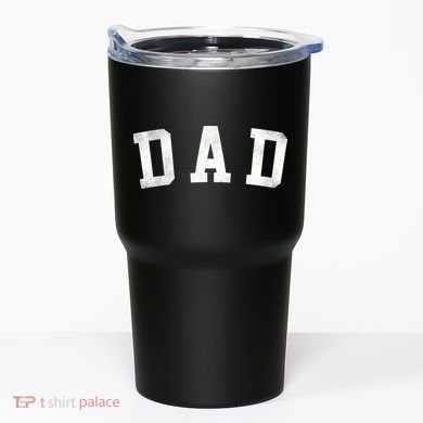 Dad Classic Bold Font FatherS Day Dad Tumbler