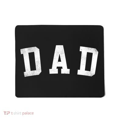 Dad Classic Bold Font FatherS Day Dad Mousepad