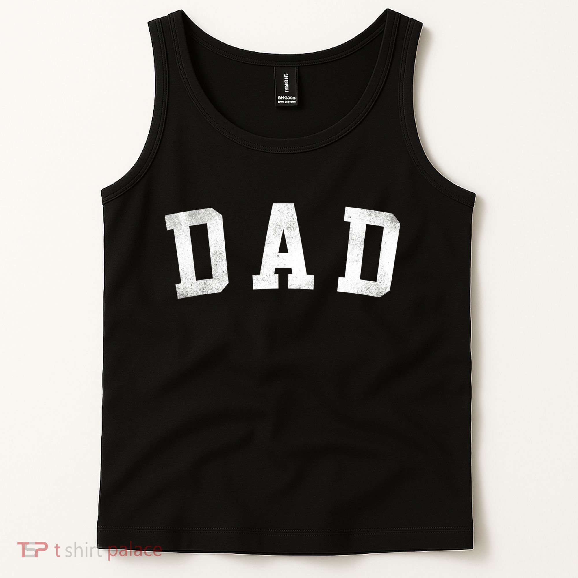 Dad Classic Bold Font FatherS Day Dad Tank Top