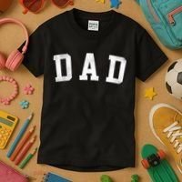 Dad Classic Bold Font FatherS Day Dad Kids T-Shirt thumb 3