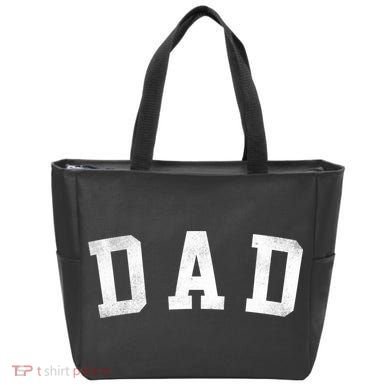 Dad Classic Bold Font FatherS Day Dad Tote Bag