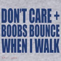 Don’t Care Boobs Bounce When I Walk Women's Sweatshirt thumb 2