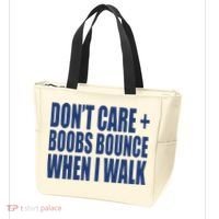 Don’t Care Boobs Bounce When I Walk Tote Bag thumb 3