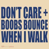 Don’t Care Boobs Bounce When I Walk Tote Bag thumb 4