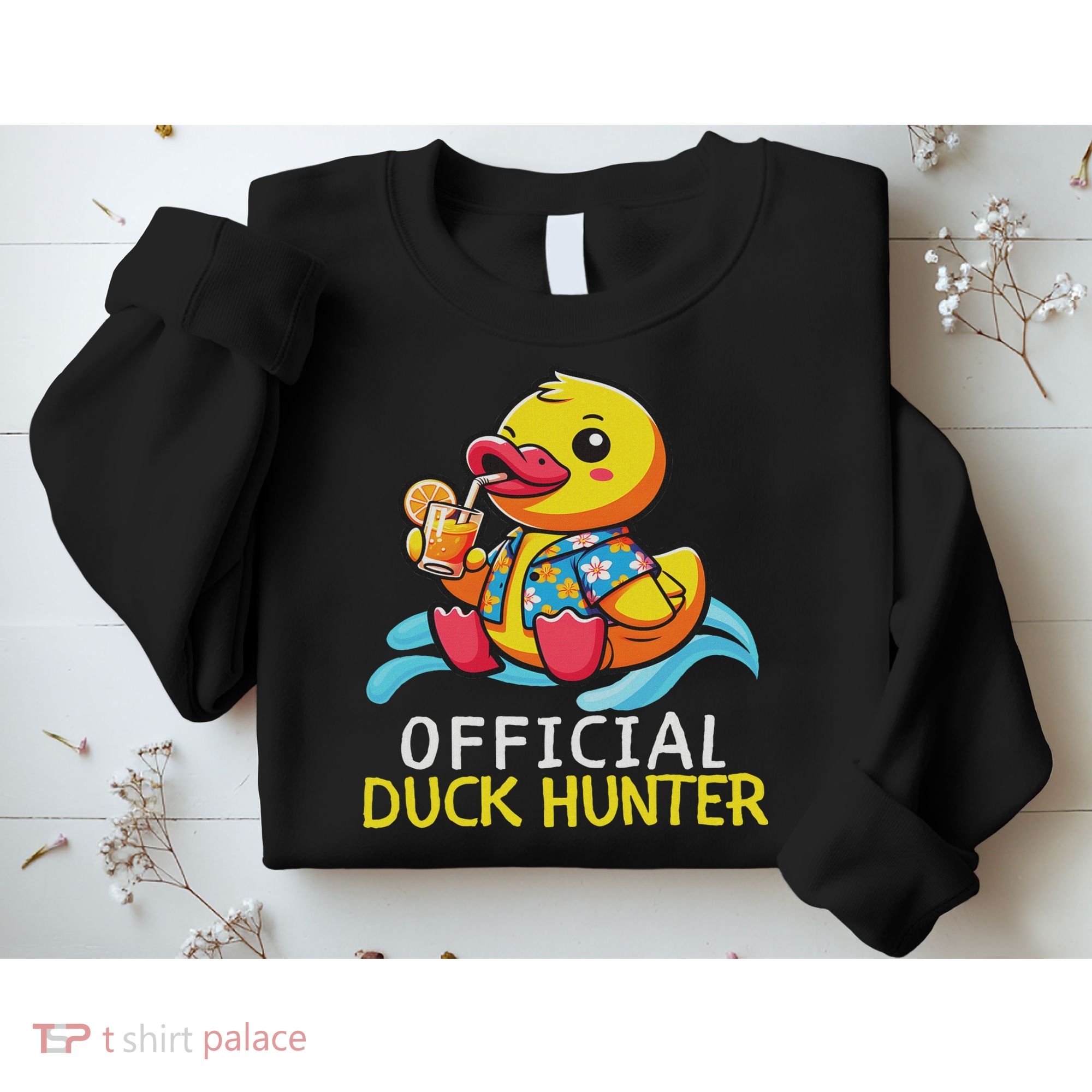 Duck Cruise Boa Funny Rubber Duck Hunting Squad Sweatshirt