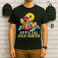 Duck Cruise Boa Funny Rubber Duck Hunting Squad T-Shirt thumb 6