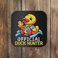 Duck Cruise Boa Funny Rubber Duck Hunting Squad Coaster thumb 0