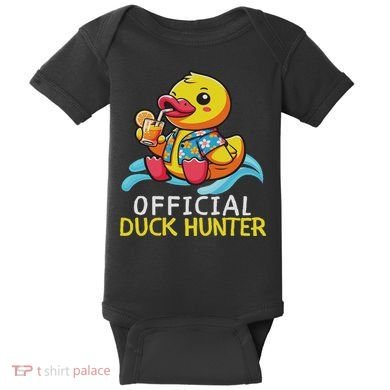 Duck Cruise Boa Funny Rubber Duck Hunting Squad Baby Bodysuit