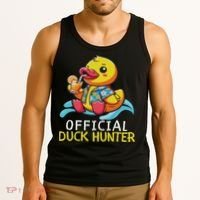 Duck Cruise Boa Funny Rubber Duck Hunting Squad Tank Top thumb 3