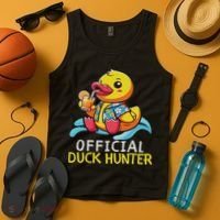 Duck Cruise Boa Funny Rubber Duck Hunting Squad Tank Top thumb 4