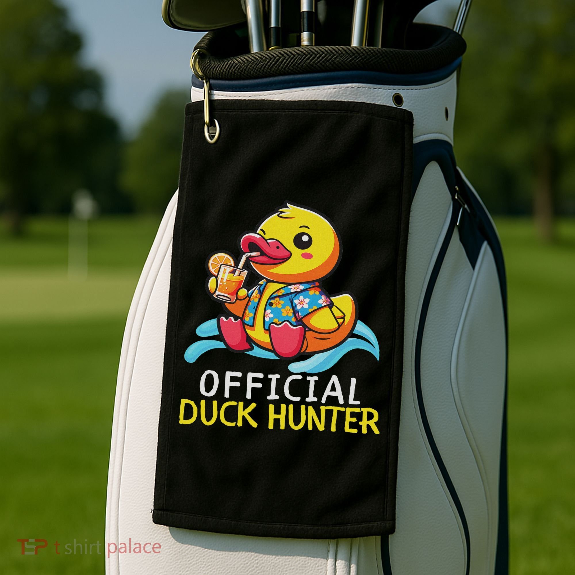 Duck Cruise Boa Funny Rubber Duck Hunting Squad Golf Towel