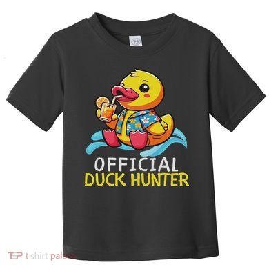 Duck Cruise Boa Funny Rubber Duck Hunting Squad Toddler T-Shirt