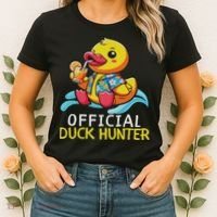 Duck Cruise Boa Funny Rubber Duck Hunting Squad Women's T-Shirt thumb 2