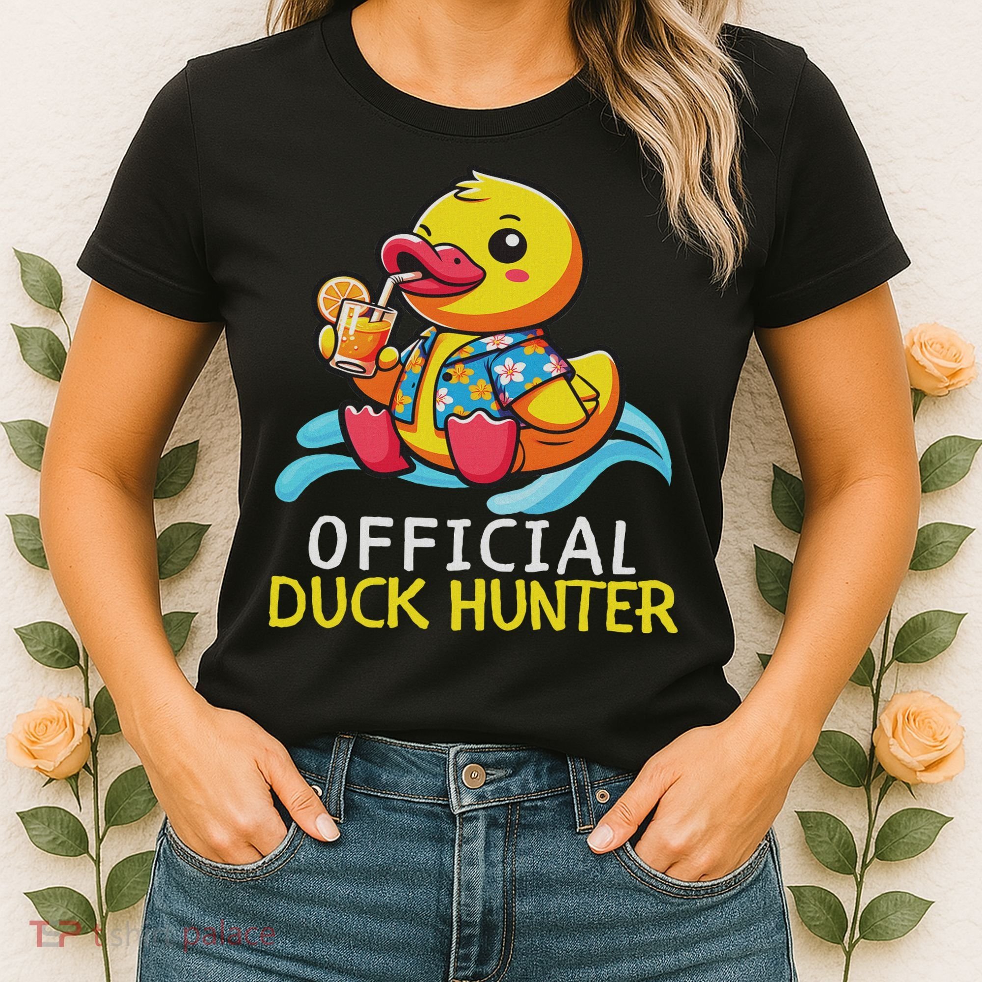 Duck Cruise Boa Funny Rubber Duck Hunting Squad Women's T-Shirt