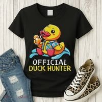 Duck Cruise Boa Funny Rubber Duck Hunting Squad Women's T-Shirt thumb 3