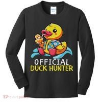 Duck Cruise Boa Funny Rubber Duck Hunting Squad Kids Long Sleeve Shirt thumb 0