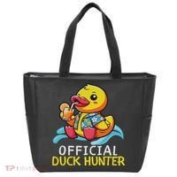 Duck Cruise Boa Funny Rubber Duck Hunting Squad Tote Bag thumb 0