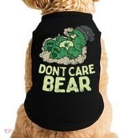 Dont Care Bear Smoking Weed Cannabis Marijuana 4 20 Stoner Gift 2 Doggie Tank thumb 0