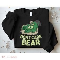 Dont Care Bear Smoking Weed Cannabis Marijuana 4 20 Stoner Gift 2 Sweatshirt thumb 2