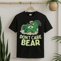 Dont Care Bear Smoking Weed Cannabis Marijuana 4 20 Stoner Gift 2 T-Shirt thumb 2