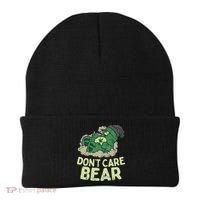 Dont Care Bear Smoking Weed Cannabis Marijuana 4 20 Stoner Gift 2 Beanie thumb 0
