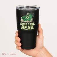 Dont Care Bear Smoking Weed Cannabis Marijuana 4 20 Stoner Gift 2 Tumbler thumb 2