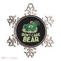 Dont Care Bear Smoking Weed Cannabis Marijuana 4 20 Stoner Gift 2 Ornament thumb 0