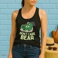 Dont Care Bear Smoking Weed Cannabis Marijuana 4 20 Stoner Gift 2 Women's Tank Top thumb 2