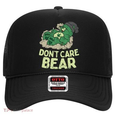 Dont Care Bear Smoking Weed Cannabis Marijuana 4 20 Stoner Gift 2 Hat