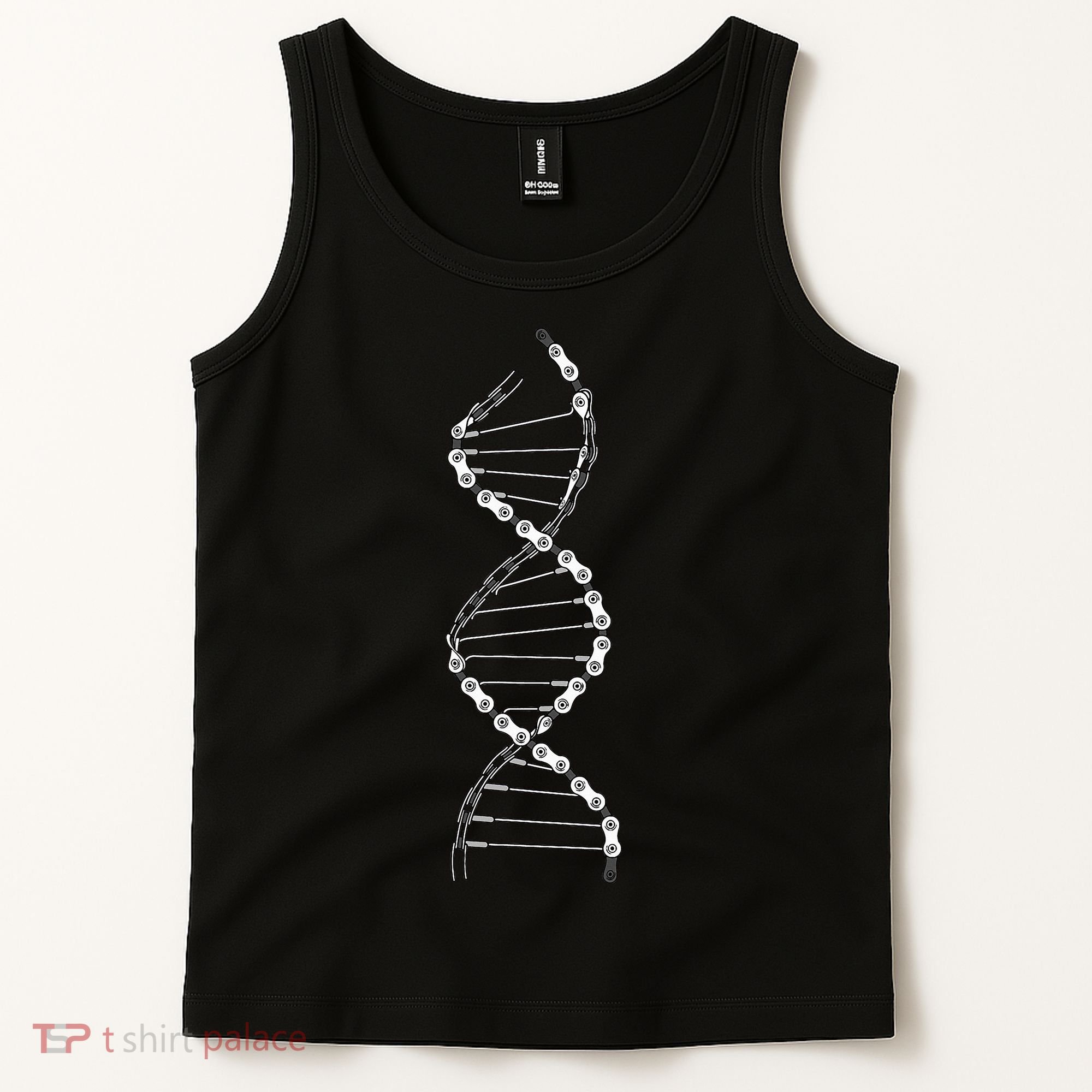 Dna Cycling Bicycle Chain Mountain Bike Lovers Outfit Tank Top