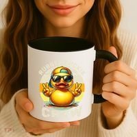 Duck Cruise Boagift Funny Rubber Duck Hunting Squad Great Gift Coffee Mug thumb 3