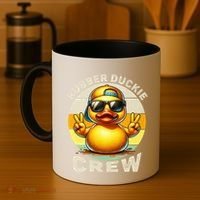 Duck Cruise Boagift Funny Rubber Duck Hunting Squad Great Gift Coffee Mug thumb 4